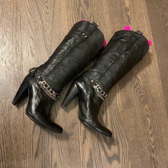 Arnold Churgin | Black Leather Boots - Picture 4 of 7